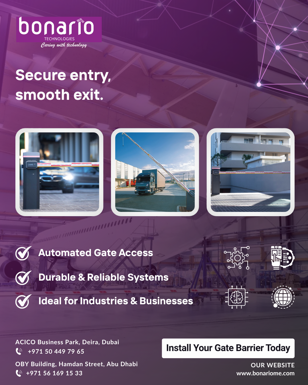 gate barrier in Dubai