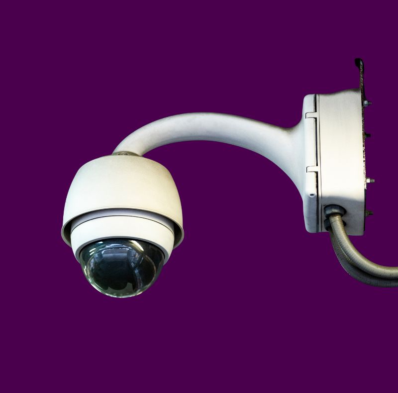 Wide-angle medical cameras used in Medical CCTV Systems in Dubai Healthcare City providing broad surveillance coverage in hospital wards and corridors