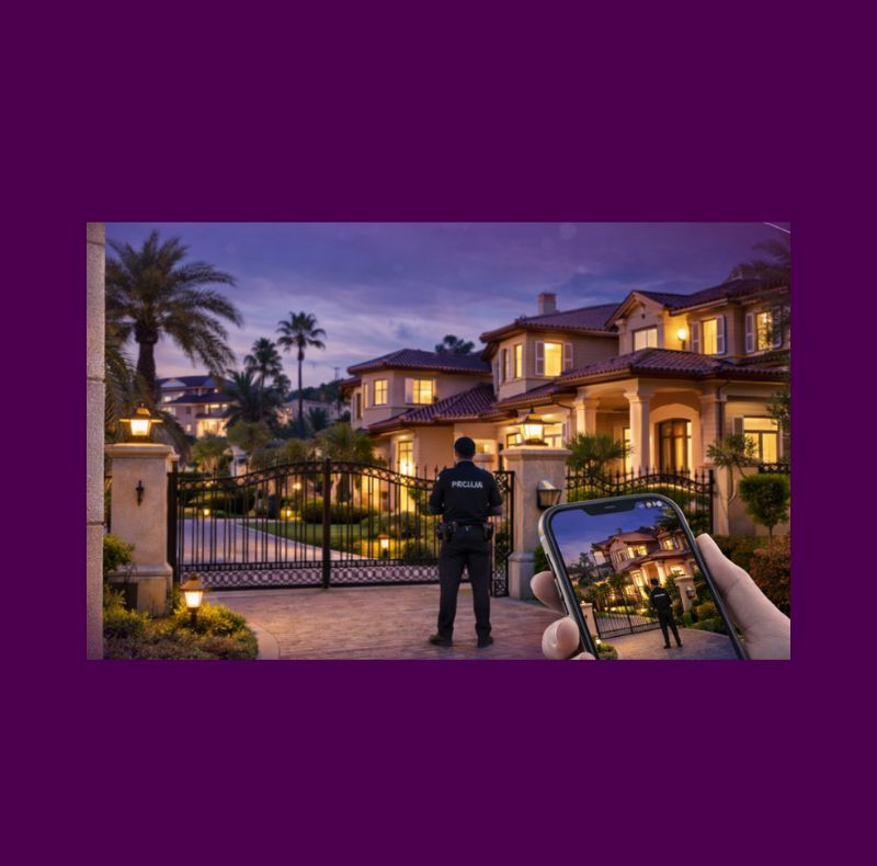 villa community security