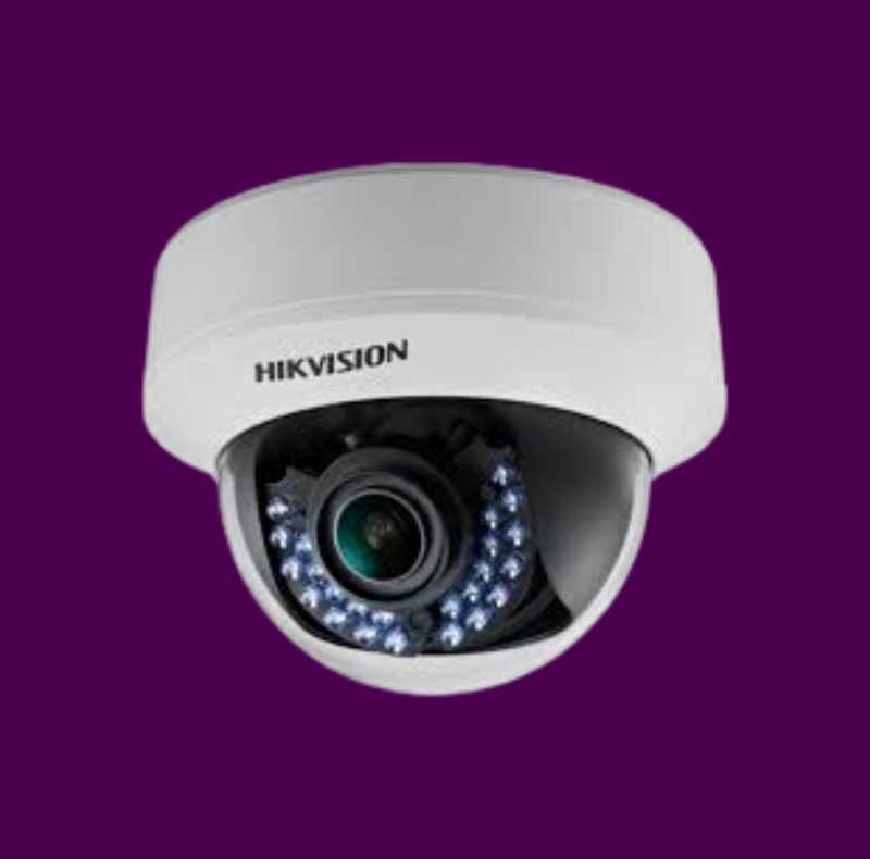 dome camaras Indoor dome surveillance camera installed with CCTV security systems in International City for reliable commercial and residential monitoring
