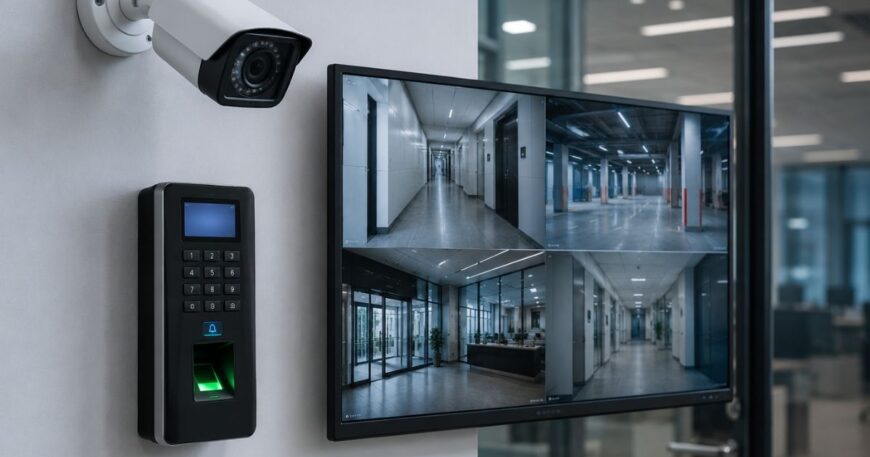 integrated cctv and access control systems in UAE