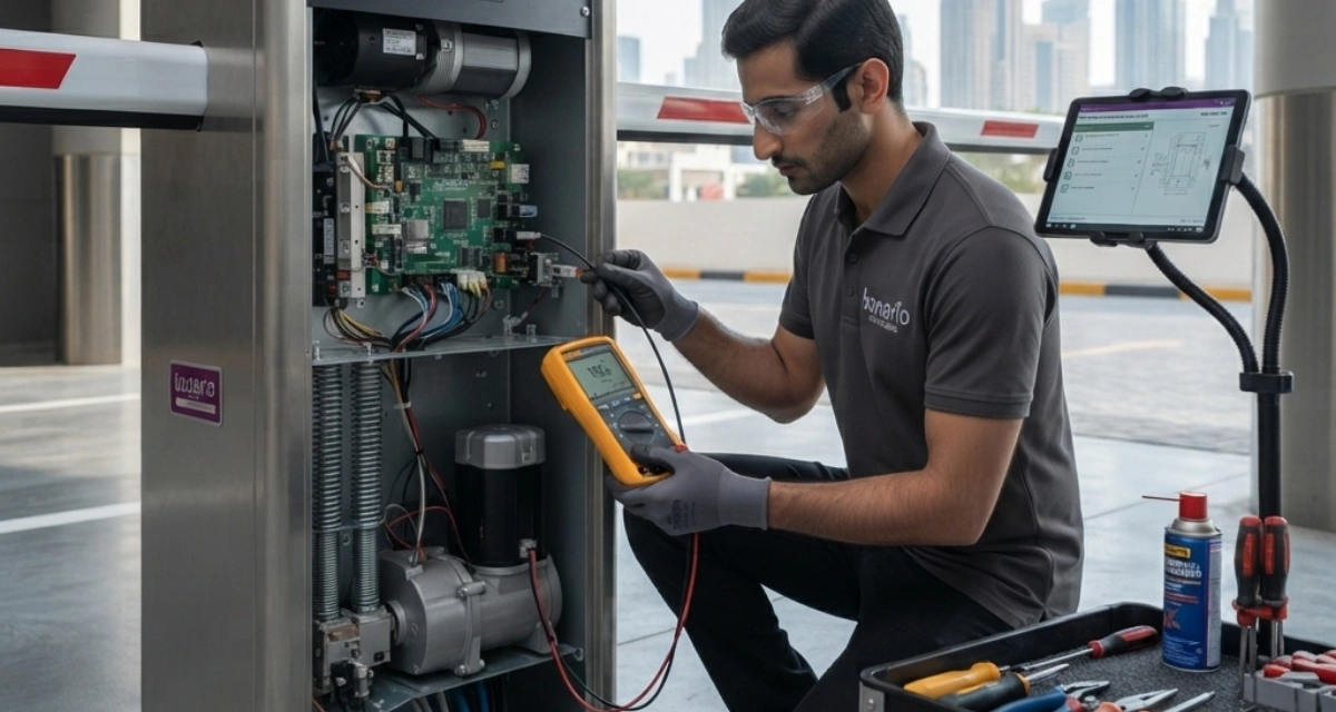 gate barrier maintenance contract in dubai